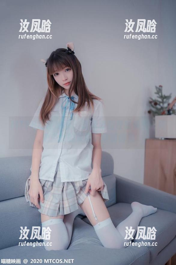 MTYH喵糖映画 - 蠢沫沫的在线美图：她把少女的呆萌玩得溜得很