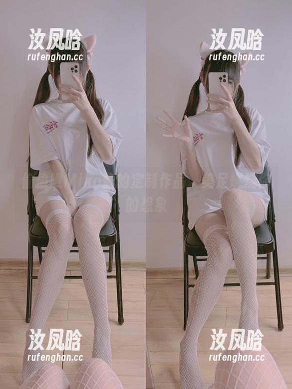 偷偷瞧Miko酱的定制作品，美足燃烧你的想象