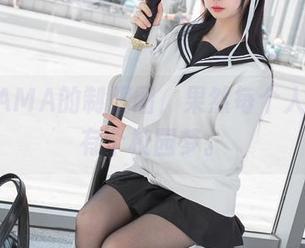 雪琪SAMA的制服图，果然每个人心中都有个校园梦。