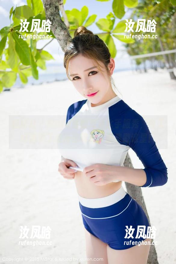 魅妍社 - Mara酱的高清水手服秀，今天好像多了点海浪味道？图集戳这里！